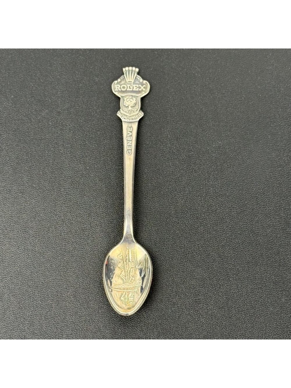 Rolex Bucherer of Switzerland Souvenir Spoon Genéve - Silver Plated CB 6